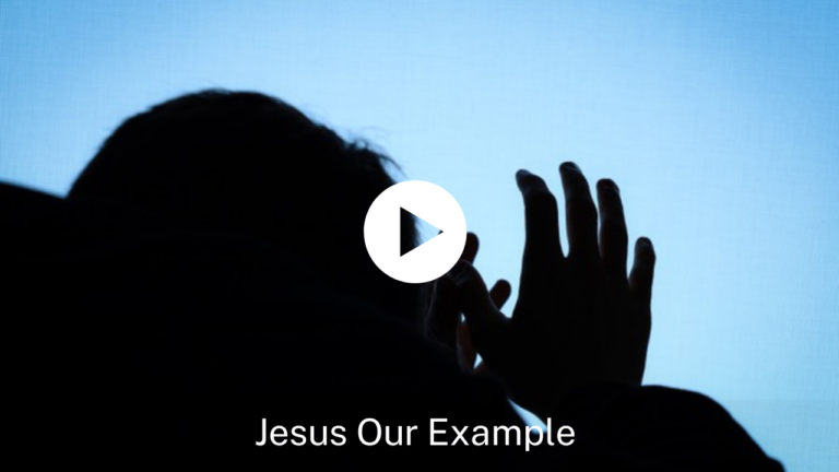 Jesus Our Example
