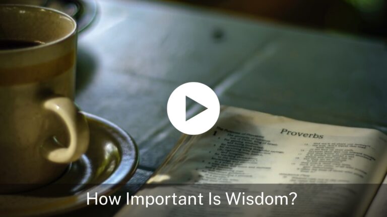 How Important Is Wisdom?