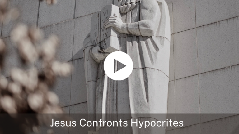 Jesus Confronts Hypocrites